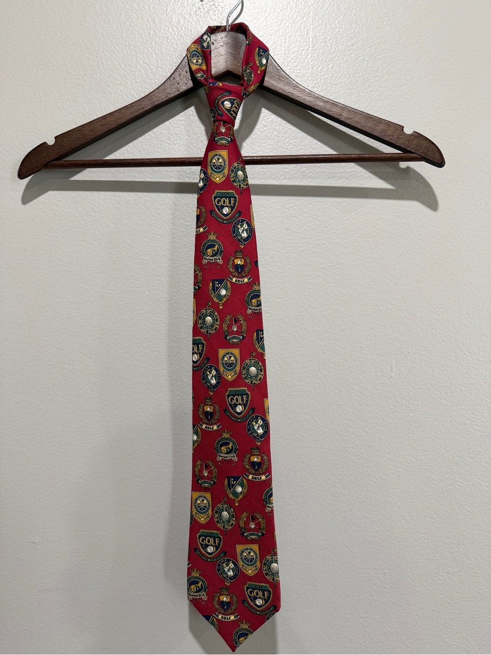 Faconnable Golf Print Tie